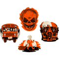 Trick r Treat Glow in the Dark Wall Décor Collection product image 1, provided for visual reference and product detail review