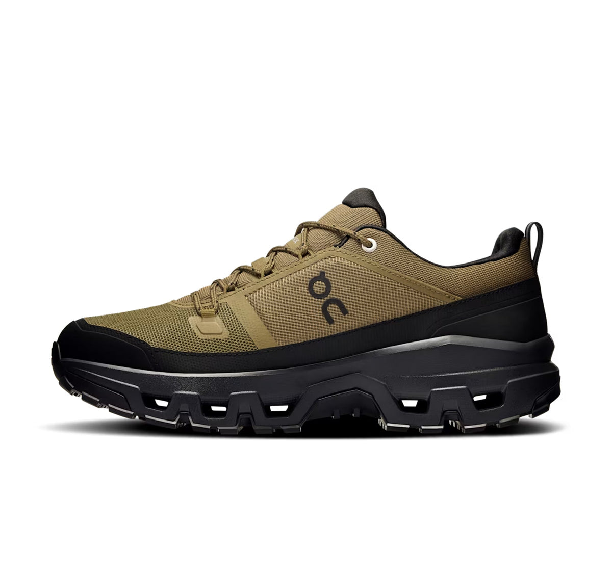 On Men Cloudrock Low Waterproof Hunter/Black Hiking Shoes product image 4, provided for visual reference and product detail