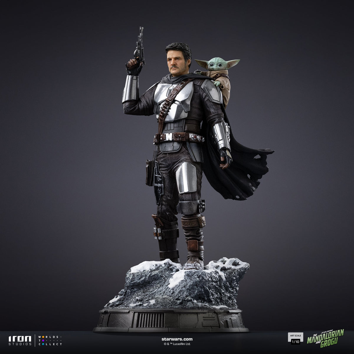 Mandalorian and Grogu Art Scale 1/10 Statue - Iron Studios product image 11, provided for visual reference and product