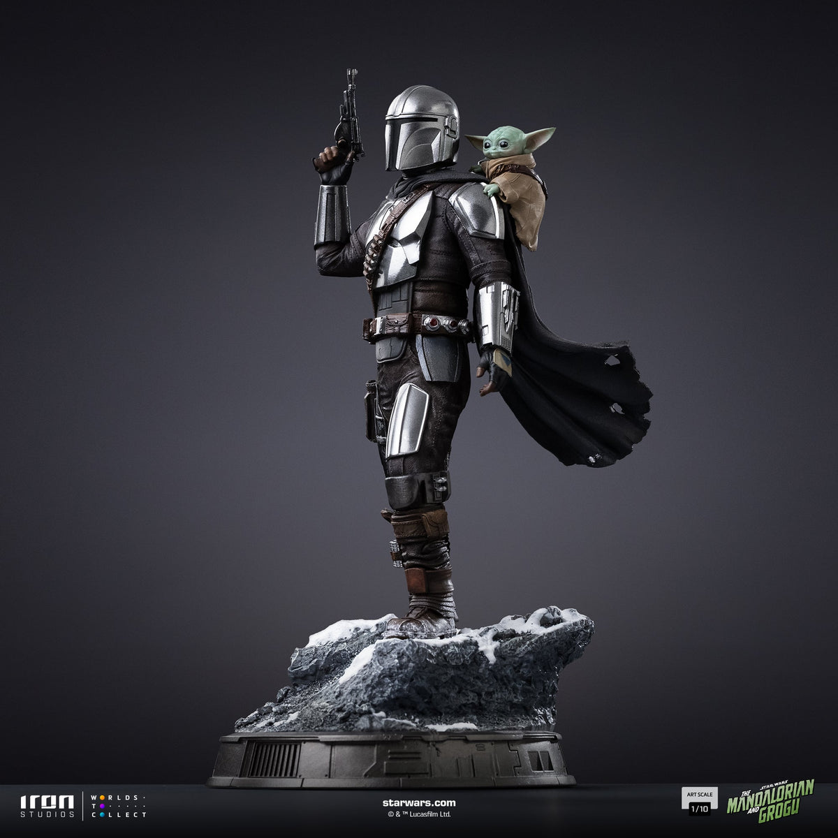 Mandalorian and Grogu Art Scale 1/10 Statue - Iron Studios product image 13, provided for visual reference and product