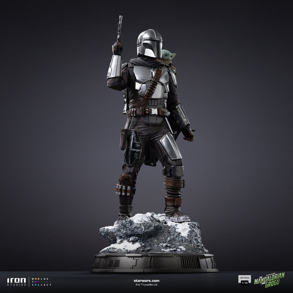 Mandalorian and Grogu Art Scale 1/10 Statue - Iron Studios product image 14, provided for visual reference and product
