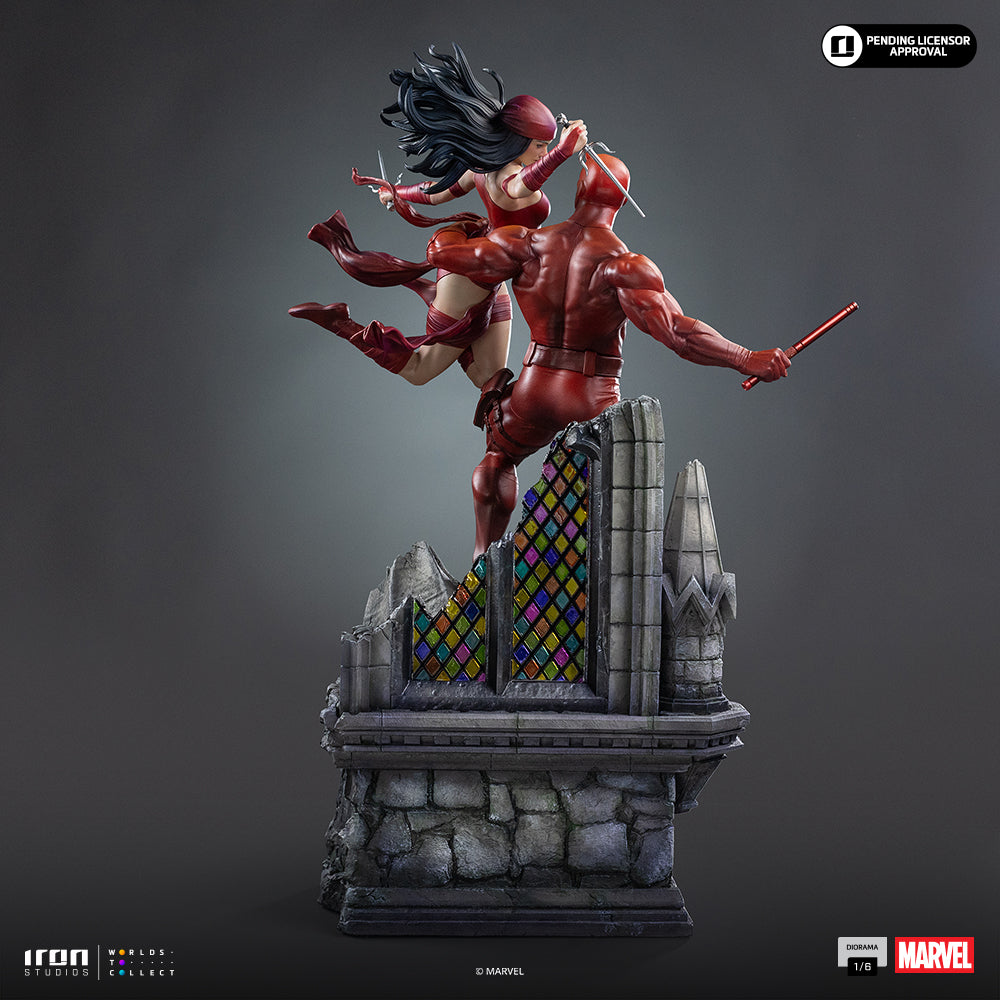 Pre-Order - Statue Daredevil and Elektra - Marvel Comics - Diorama 1/6 - Iron Studios product image 16, provided for visual