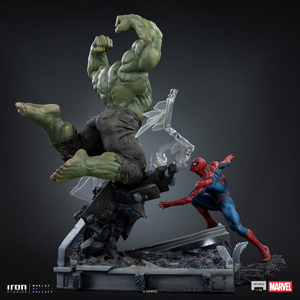 Pre-Order - Statue Spider-Man vs Hulk - Spider-Man: Brand New Day - Art Scale 1/10 - Iron Studios product image 13, provided