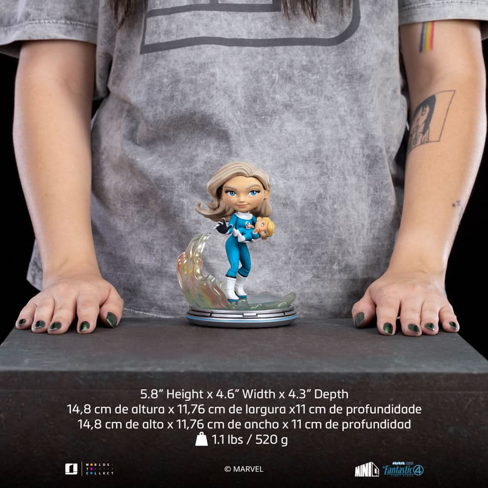Invisible Woman The Fantastic Four: First Steps Minico Statue - Iron Studios product image 7, provided for visual reference