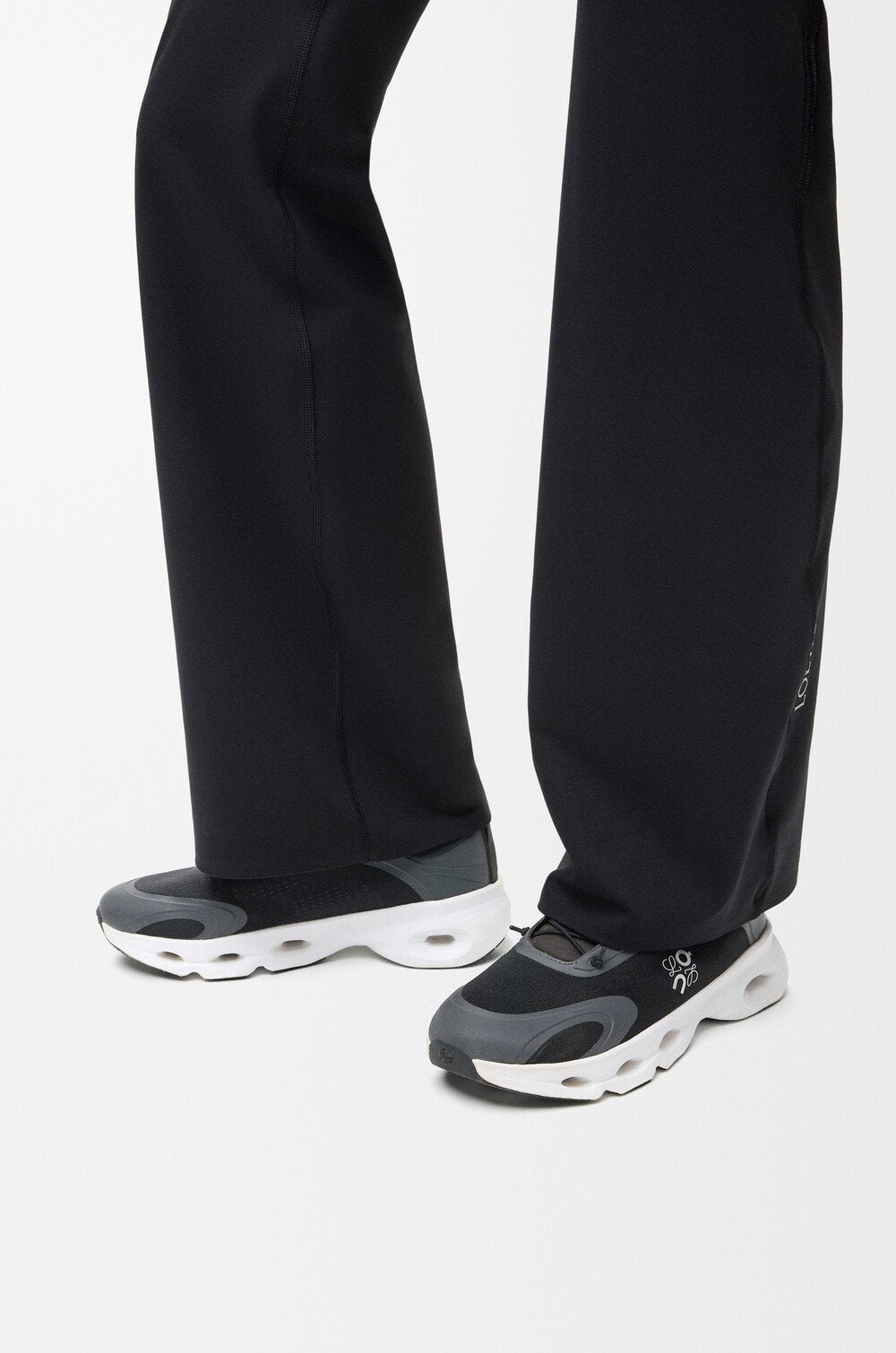 LOEWE x On Cloudsolo Black White Lifestyle Sneakers product image 3, provided for visual reference and product detail review