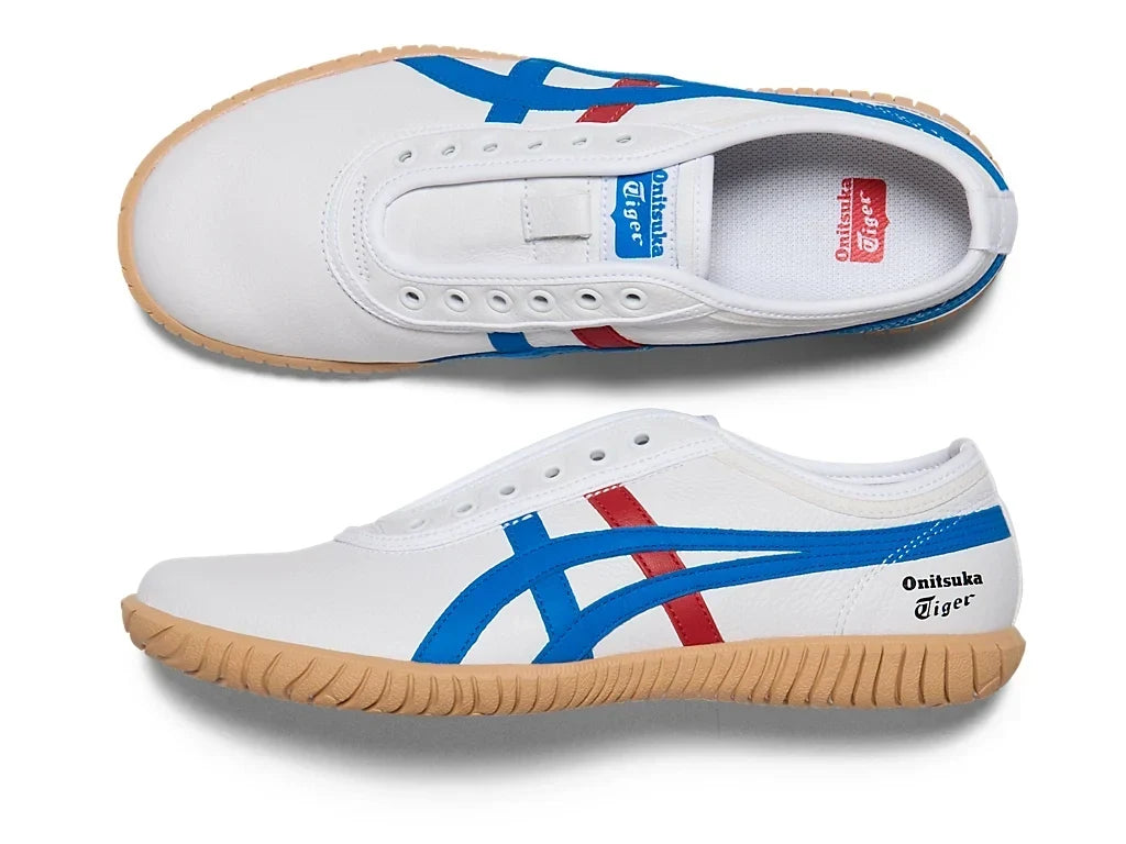 Onitsuka Tiger TSUNAHIKI SLIP-ON 1183C529 100 WHITE DIRECTOIRE BLUE product image 3, provided for visual reference and