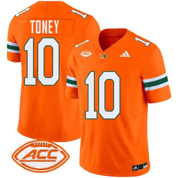 Malachi Toney Miami Hurricanes Jersey - Orange product image 1
