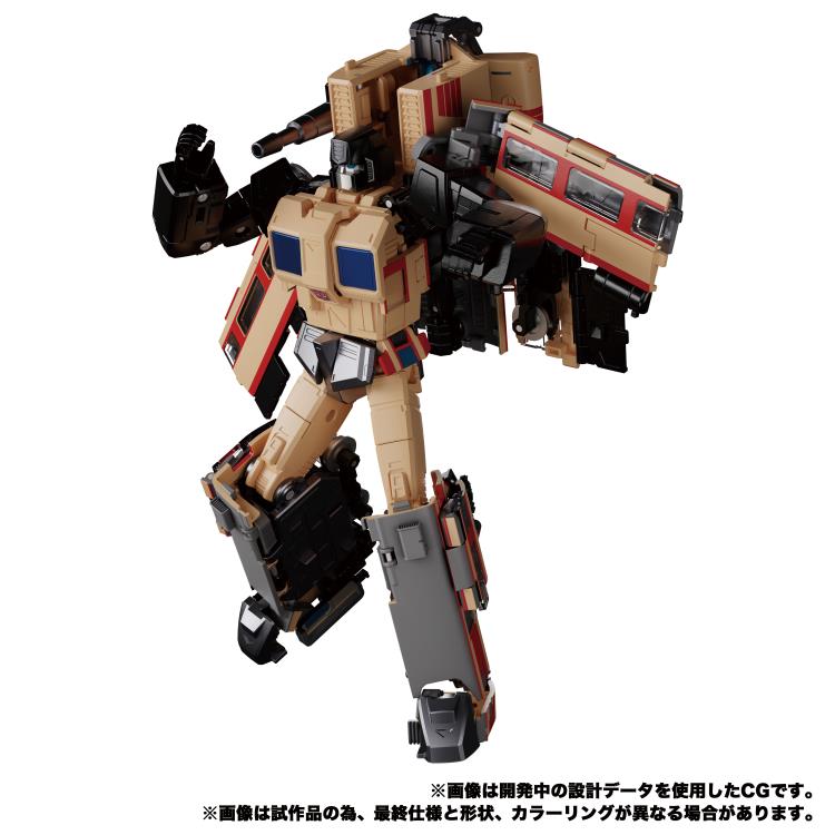 Transformers Masterpiece G MPG-05 Trainbot Seizan Field Fighter (Raiden Combiner) Action Figure product image 4, provided