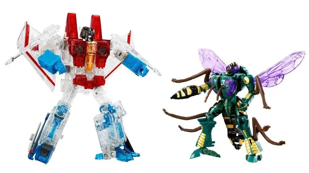 Transformers BWVS-08 Ghost Starscream vs. Haunted Waspinator Premium Finish 2 Pack Action Figure product image 1, provided