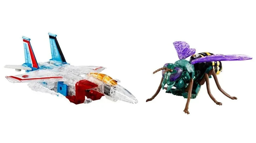 Transformers BWVS-08 Ghost Starscream vs. Haunted Waspinator Premium Finish 2 Pack Action Figure product image 2, provided