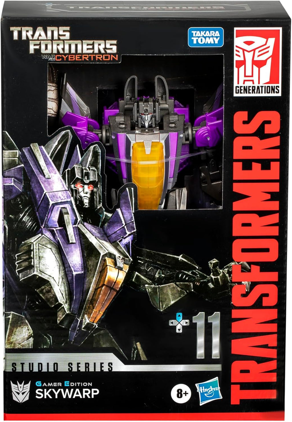 Transformers Studio Series Gamer Edition War For Cybertron #11 Voyager Skywarp Action Figure product image 3, provided for