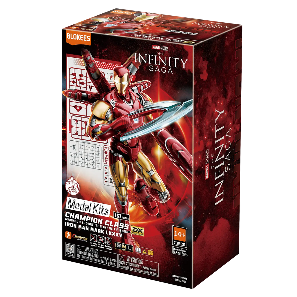 Marvel Infinity Saga Champion Class 01 Iron Man MK85 Model Kits | Blokees product image 5, provided for visual reference and