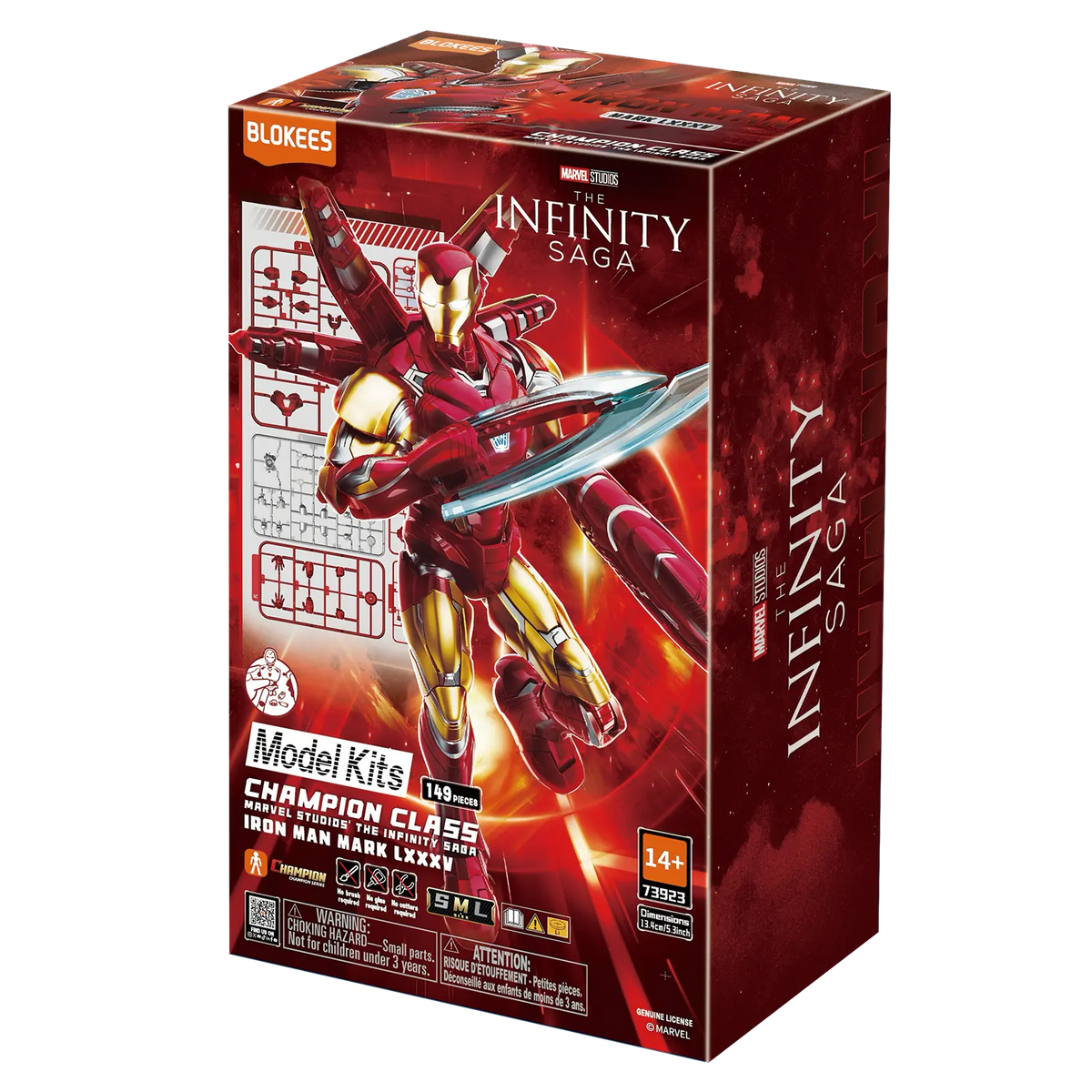 Marvel Infinity Saga Champion Class 01 Iron Man MK85 Model Kits | Blokees product image 4, provided for visual reference and