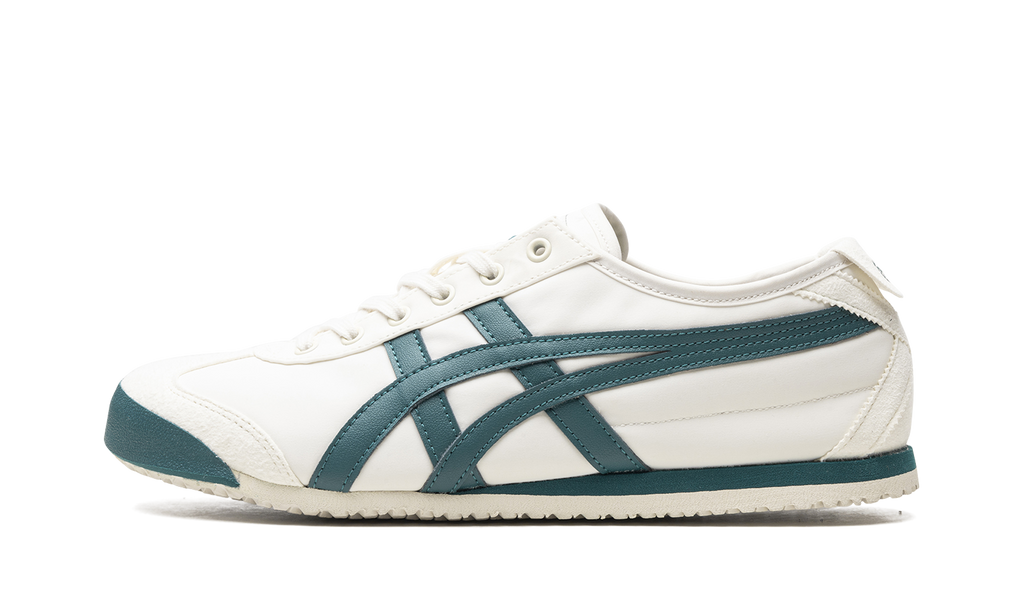 Onitsuka-tiger|mexico-66-cream-velvet-pine-122954 product image 1, provided for visual reference and product detail review