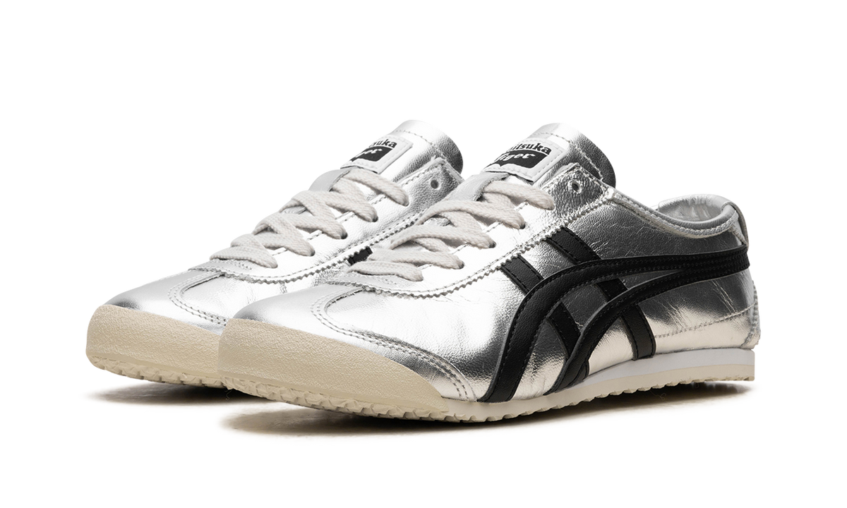 Onitsuka-tiger|mexico-66-pure-silver-black-124858 product image 2, provided for visual reference and product detail review