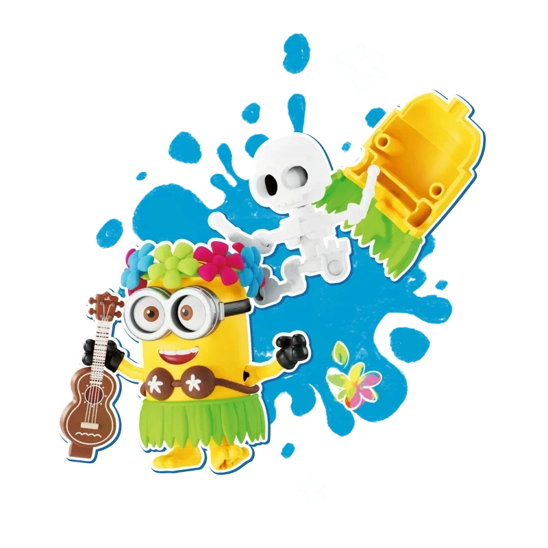 Blokees Minions Mokoo Series - 02 Summer Bello product image 8, provided for visual reference and product detail review