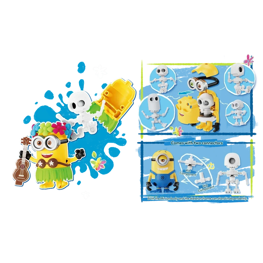 Blokees Minions Mokoo Series - 02 Summer Bello product image 9, provided for visual reference and product detail review