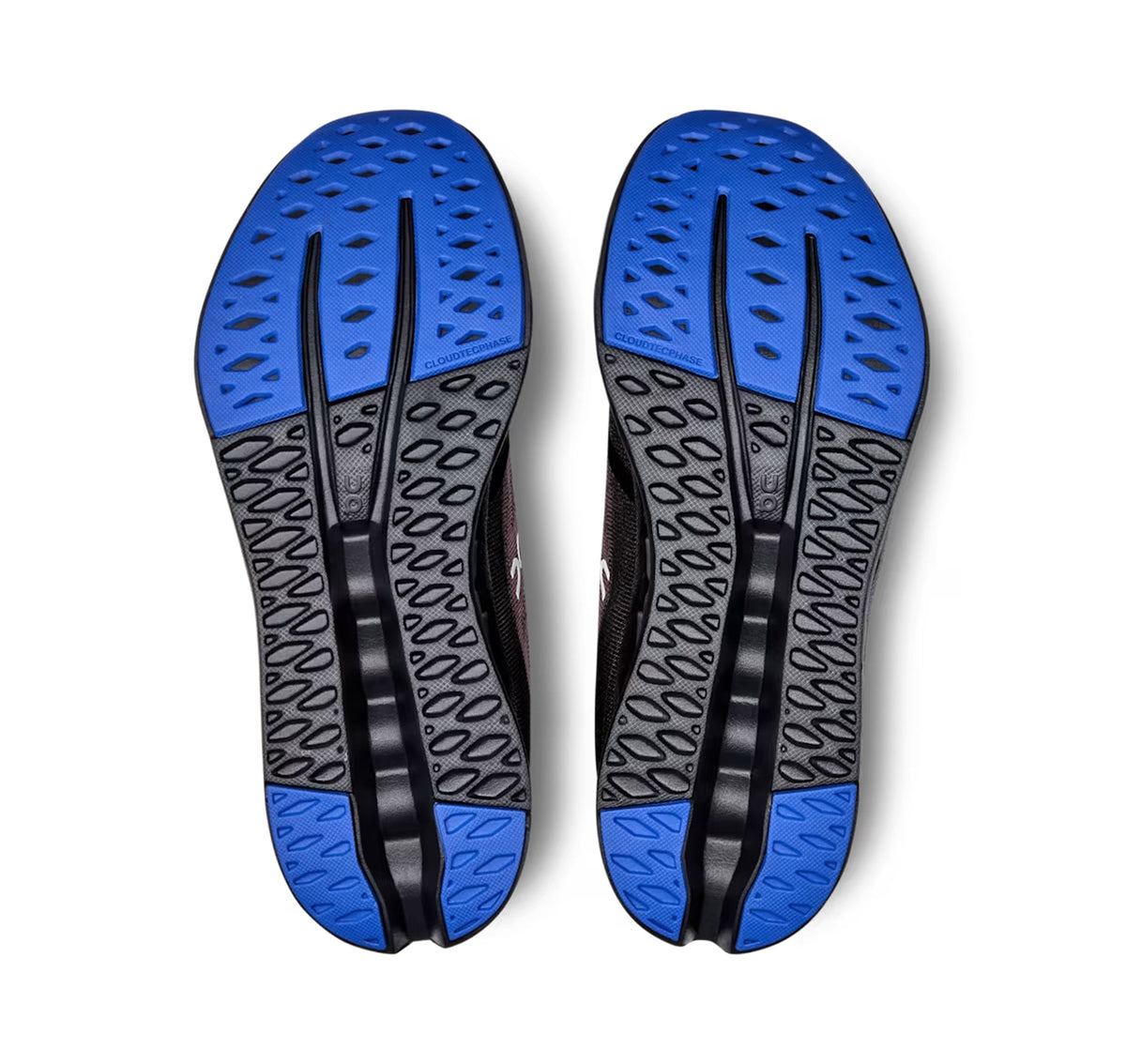 On Women Cloudsurfer Black/Cobalt Running Shoes product image 6, provided for visual reference and product detail review