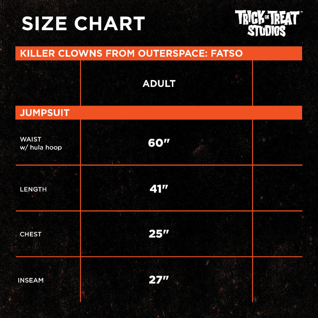 Killer Klowns From Outer Space - Fatso Costume product image 2, provided for visual reference and product detail review