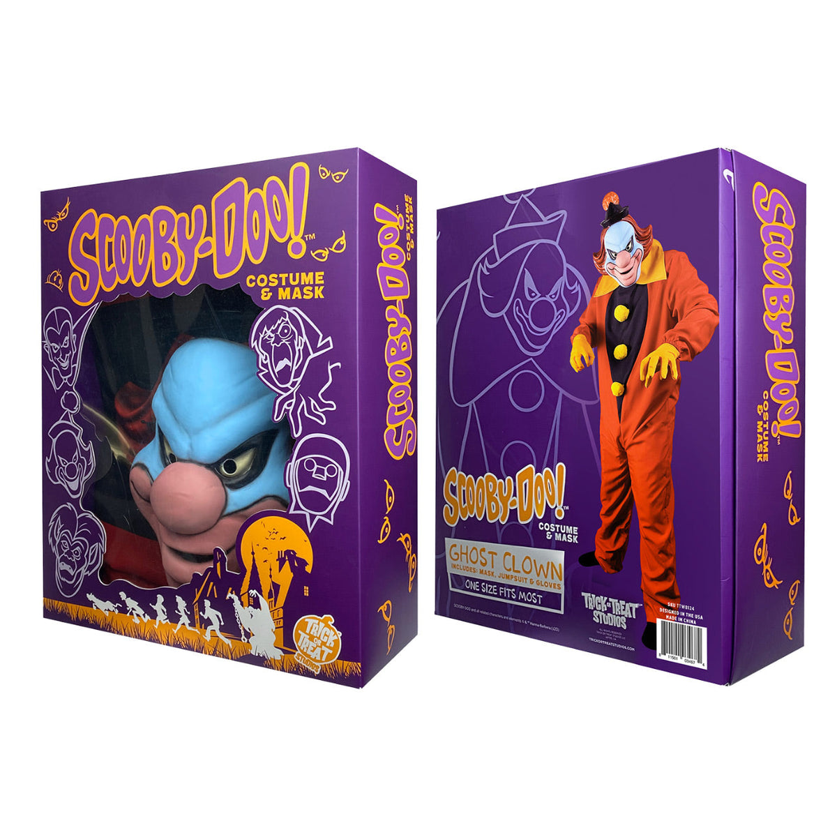 Scooby Doo - The Ghost Clown Costume product image 3, provided for visual reference and product detail review