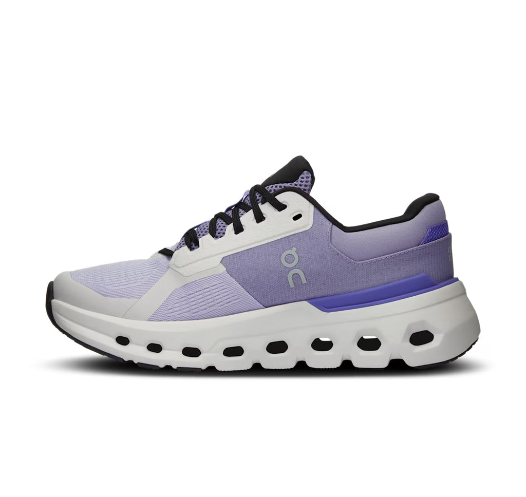 On Women Cloudrunner 2 Nimbus/Blueberry Running Shoes product image 4, provided for visual reference and product detail