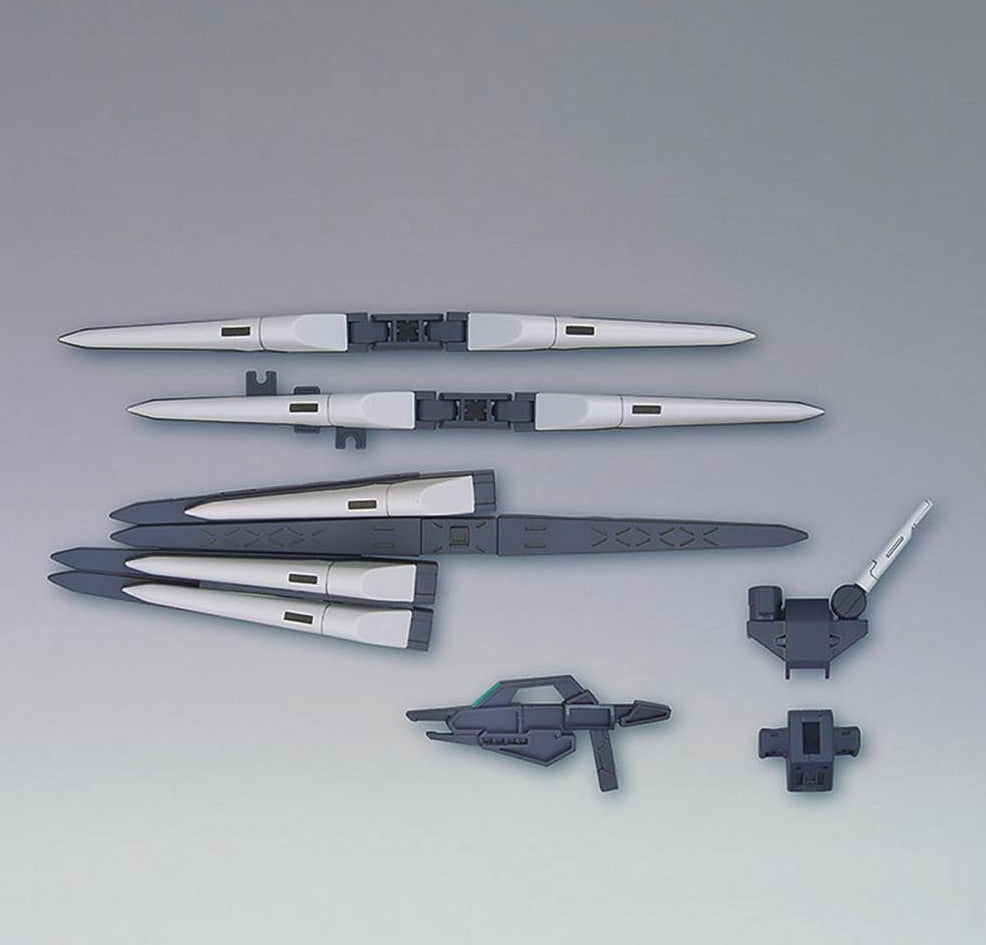Gundam 1/144 HGBD:R #030 Fake v (Nu) Weapons Model Kit product image 1, provided for visual reference and product detail