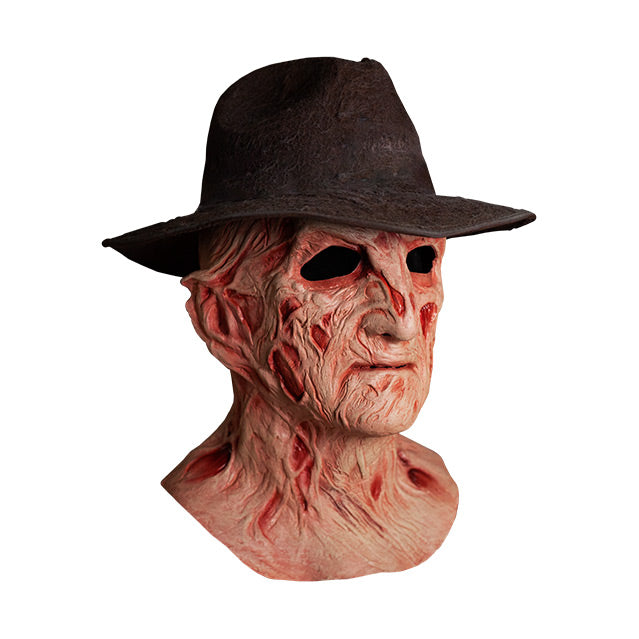 A Nightmare on Elm Street 4: The Dream Master - Deluxe Freddy Krueger Mask with Fedora Hat product image 2, provided for