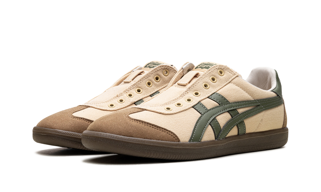 Onitsuka-tiger|tiger-tokuten-slip-on-beige-brown-green-140409 product image 2, provided for visual reference and product
