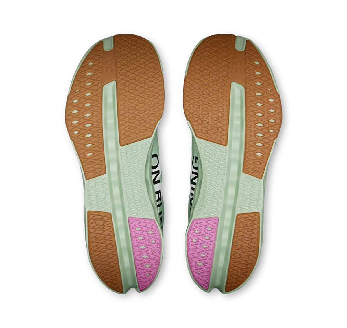 On Women Cloudsurfer Next Z5 Mineral/Almond Running Shoes product image 6, provided for visual reference and product detail
