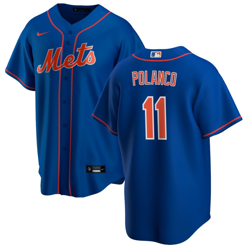 Jorge Polanco New York Mets Jersey - Blue product image 1