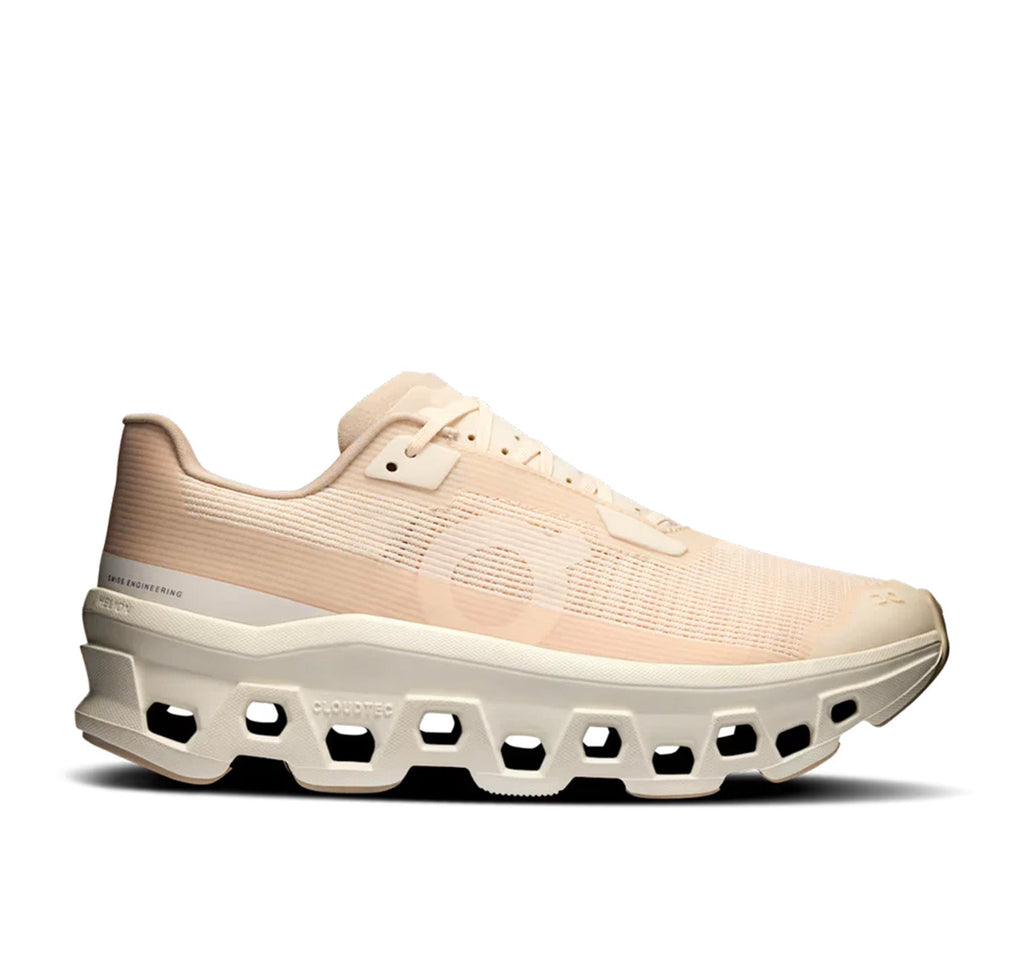 On Women Cloudmonster Void Dew/Ivory Running Shoes product image 1, provided for visual reference and product detail review