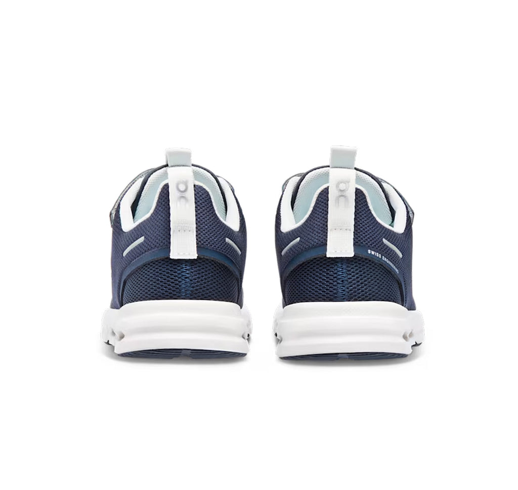 On Little Kids' Cloud Play Midnight/White Athletic Shoes product image 5, provided for visual reference and product detail