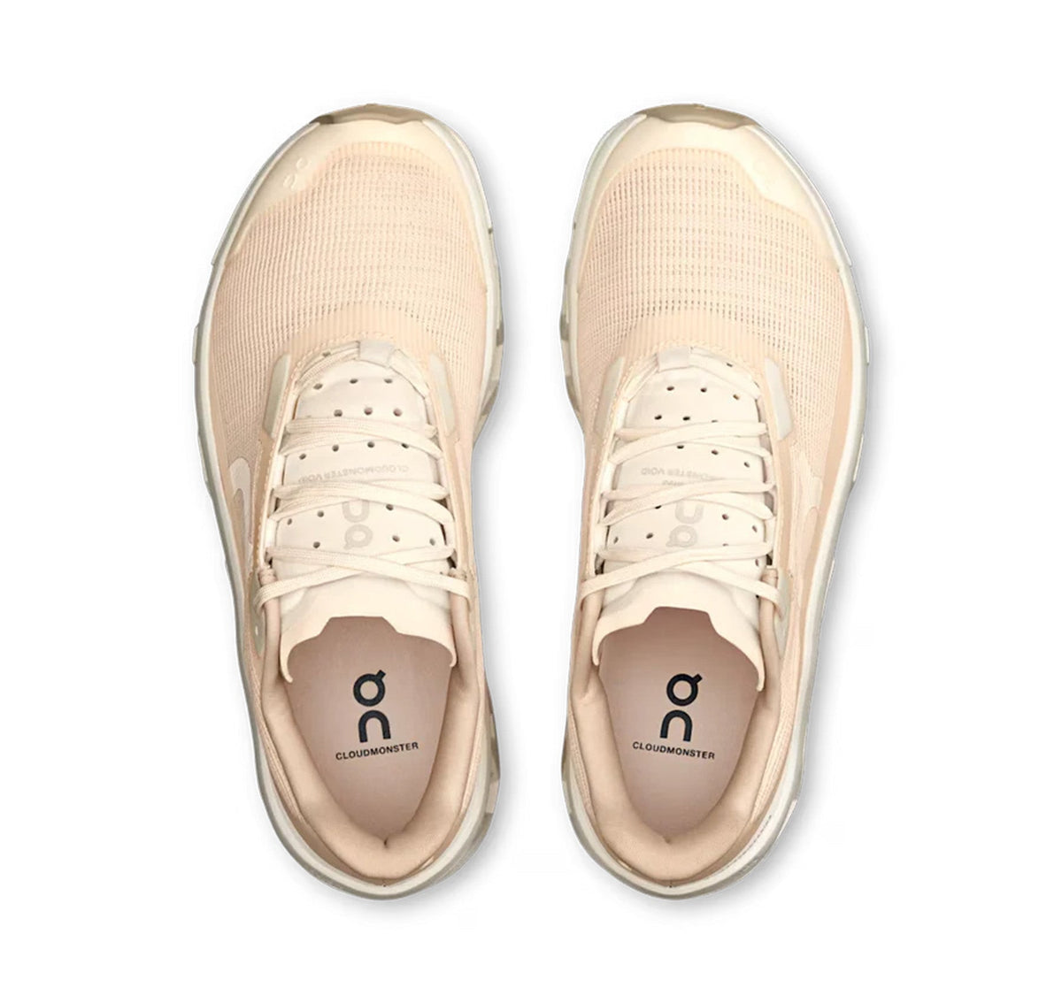 On Women Cloudmonster Void Dew/Ivory Running Shoes product image 3, provided for visual reference and product detail review