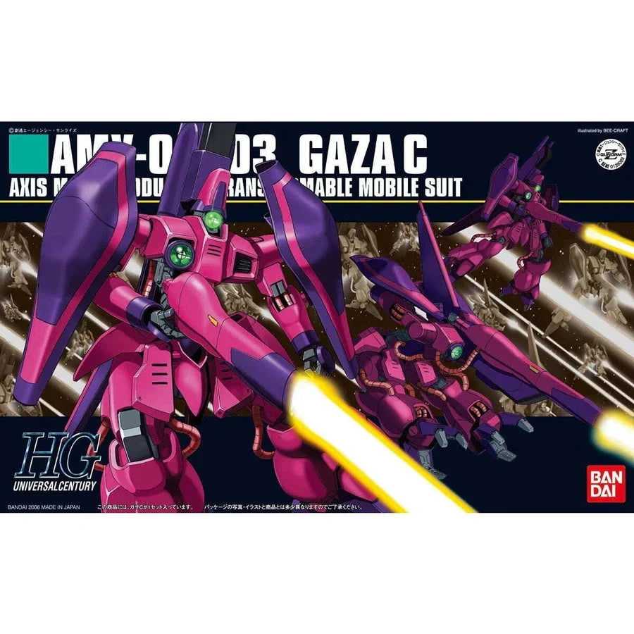Gundam 1/144 HGUC #063 Zeta Gundam AMX-003 Gaza C Model Kit product image 5, provided for visual reference and product