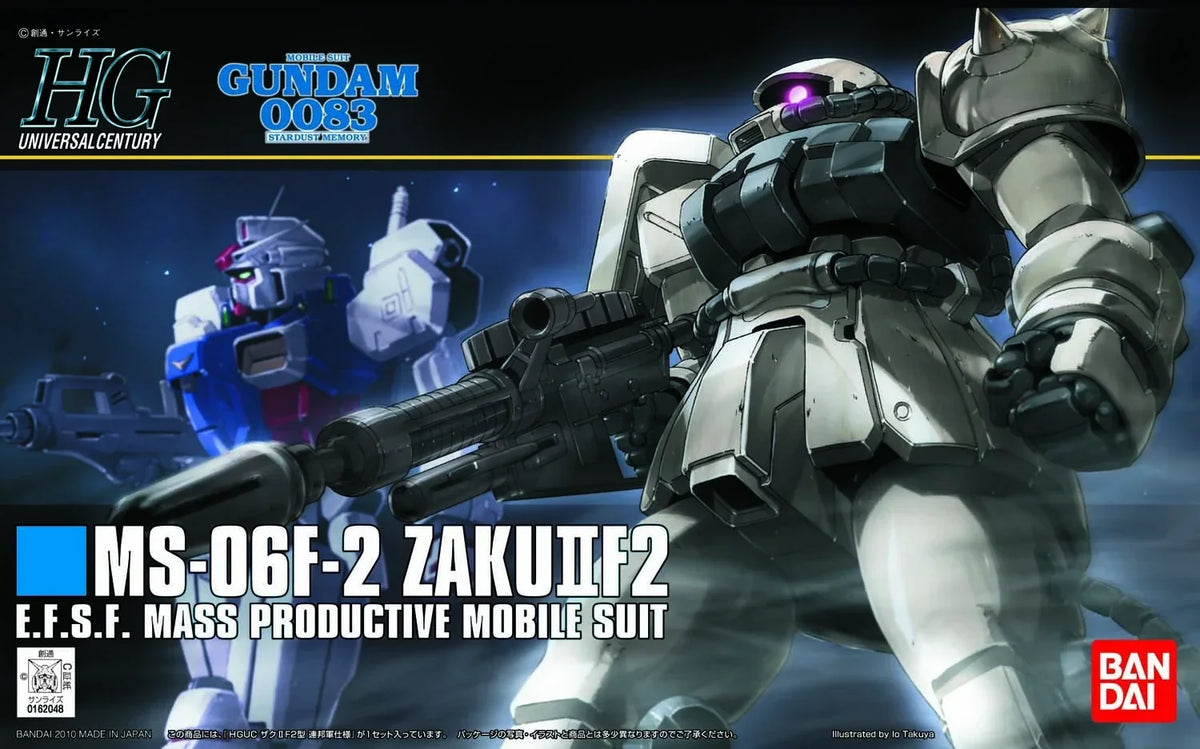 Gundam 1/144 HGUC #107 0083 Stardust Memory MS-06F-2 Zaku II F2 (E.F.S.F Ver.) Model Kit product image 7, provided for