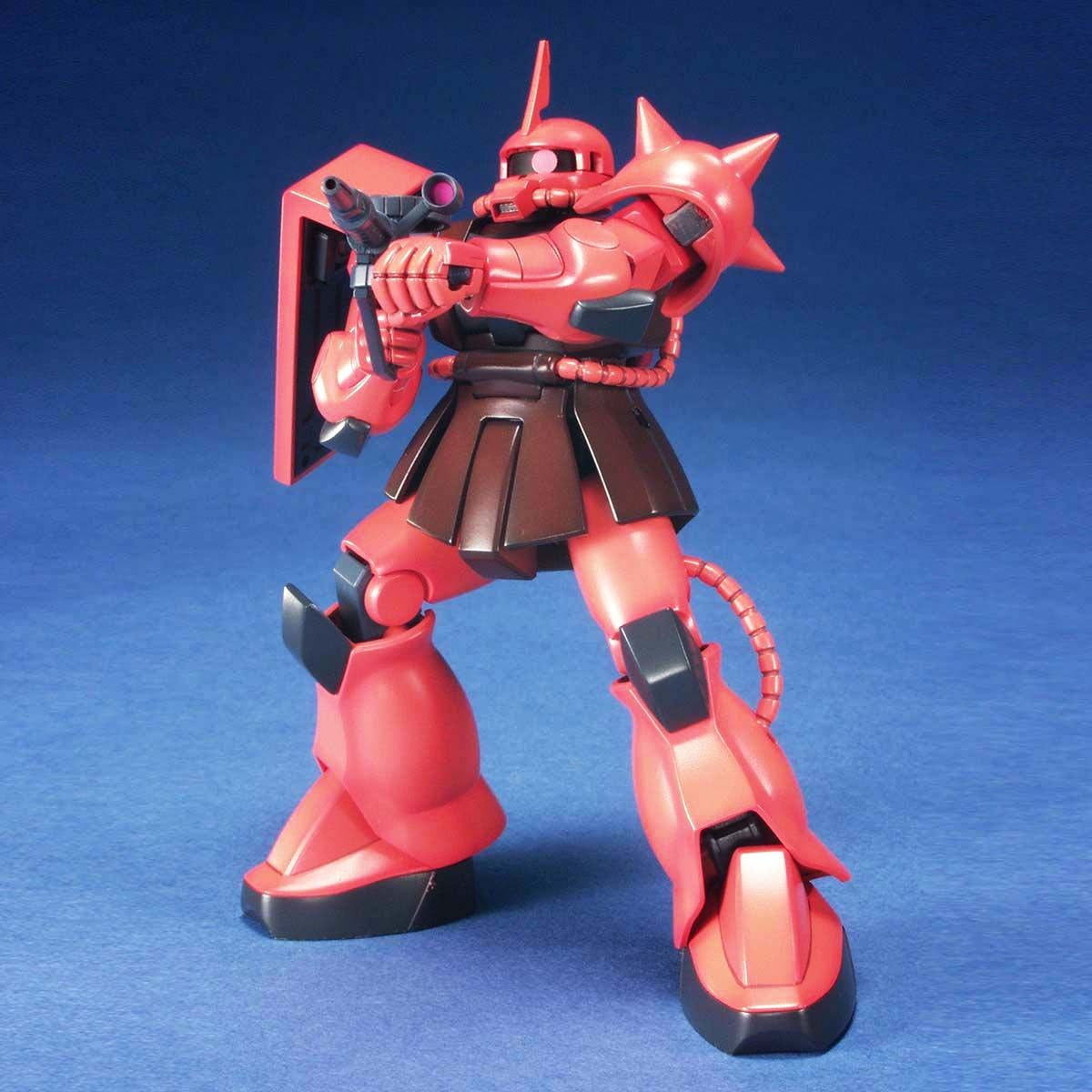 Gundam 1/144 HGUC #032 Gundam 0079 MS-06S Zaku II Char Custom Model Kit product image 3, provided for visual reference and