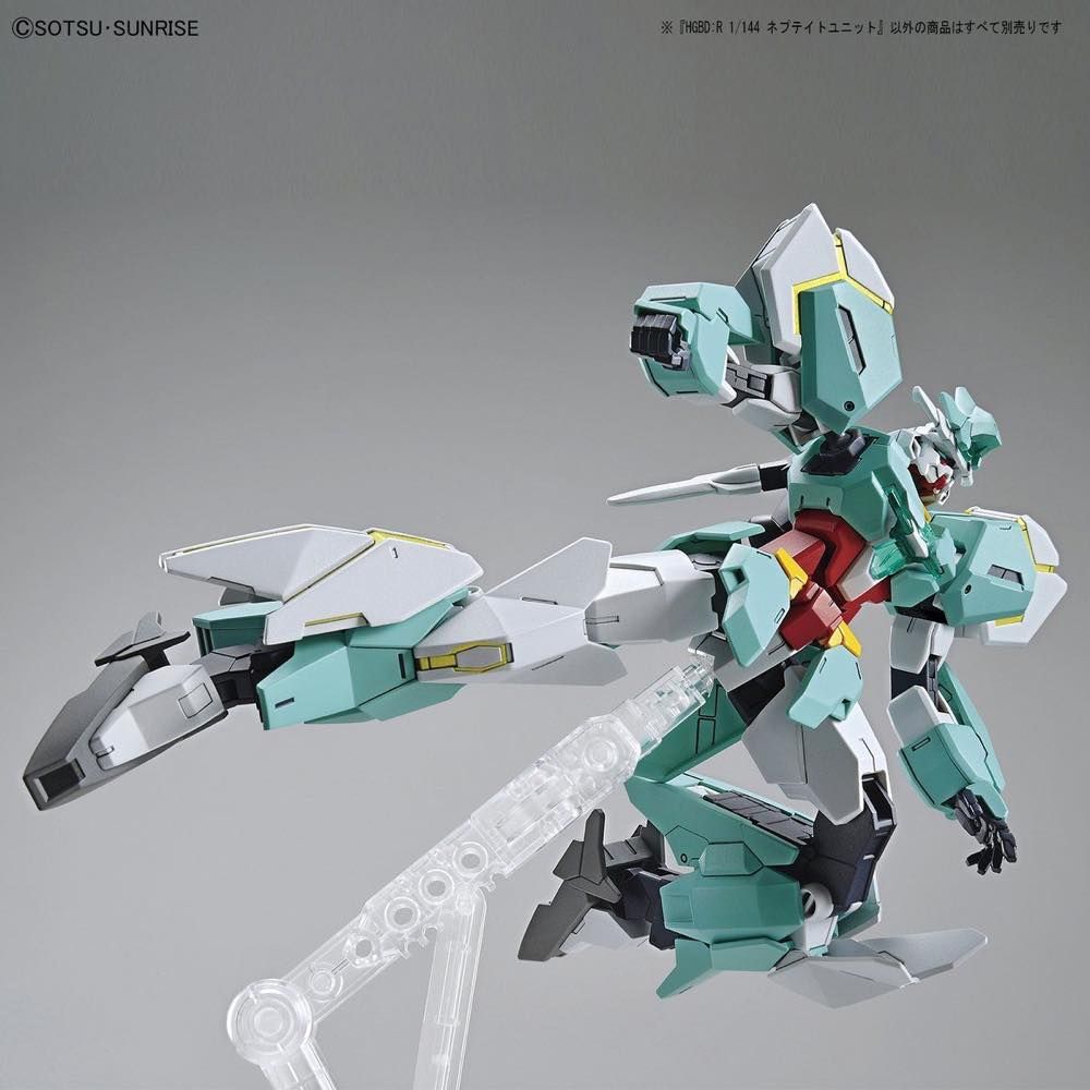Gundam 1/144 HGBD:R #031 PFF-X7II/N8 Nepteight Unit Model Kit product image 3, provided for visual reference and product