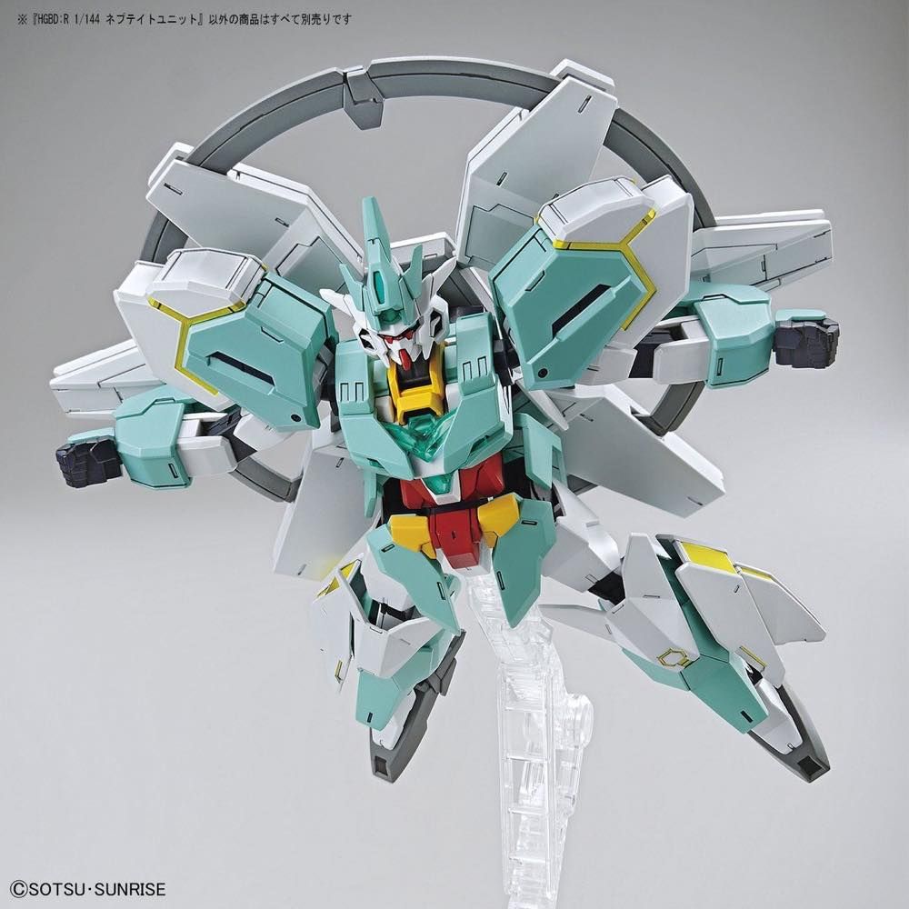 Gundam 1/144 HGBD:R #031 PFF-X7II/N8 Nepteight Unit Model Kit product image 4, provided for visual reference and product