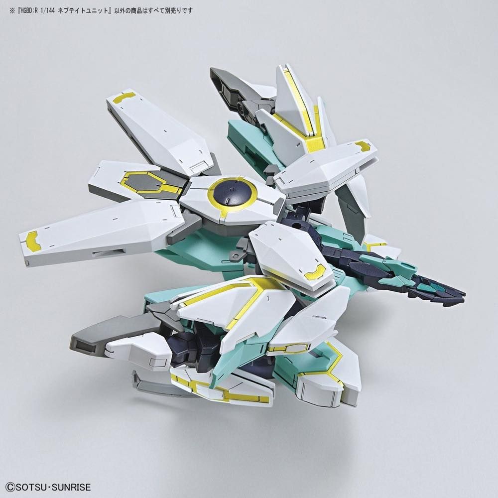 Gundam 1/144 HGBD:R #031 PFF-X7II/N8 Nepteight Unit Model Kit product image 5, provided for visual reference and product