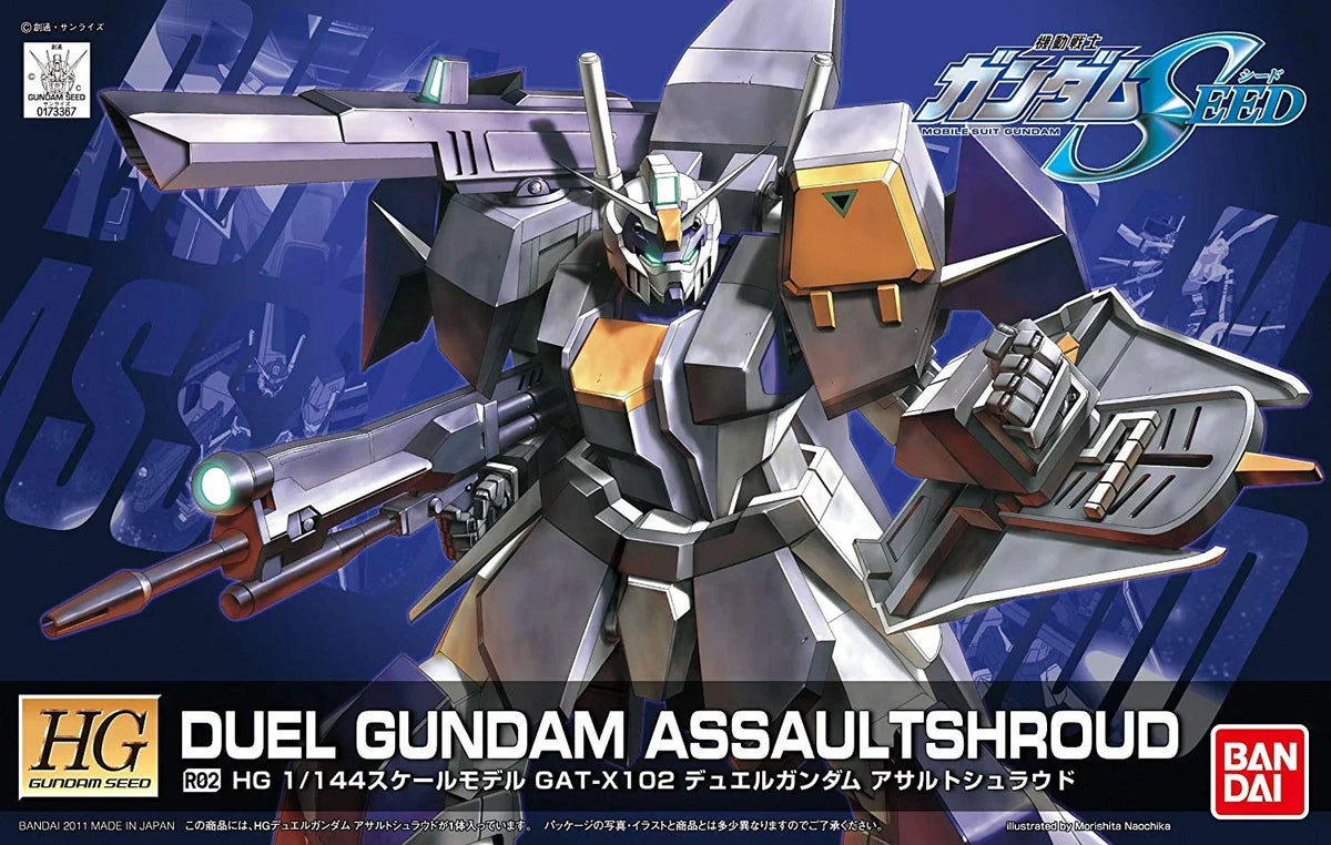 Gundam 1/144 HG Seed Remastered #R02 GAT-X102 Duel Gundam Assault Shroud Model Kit product image 3, provided for visual