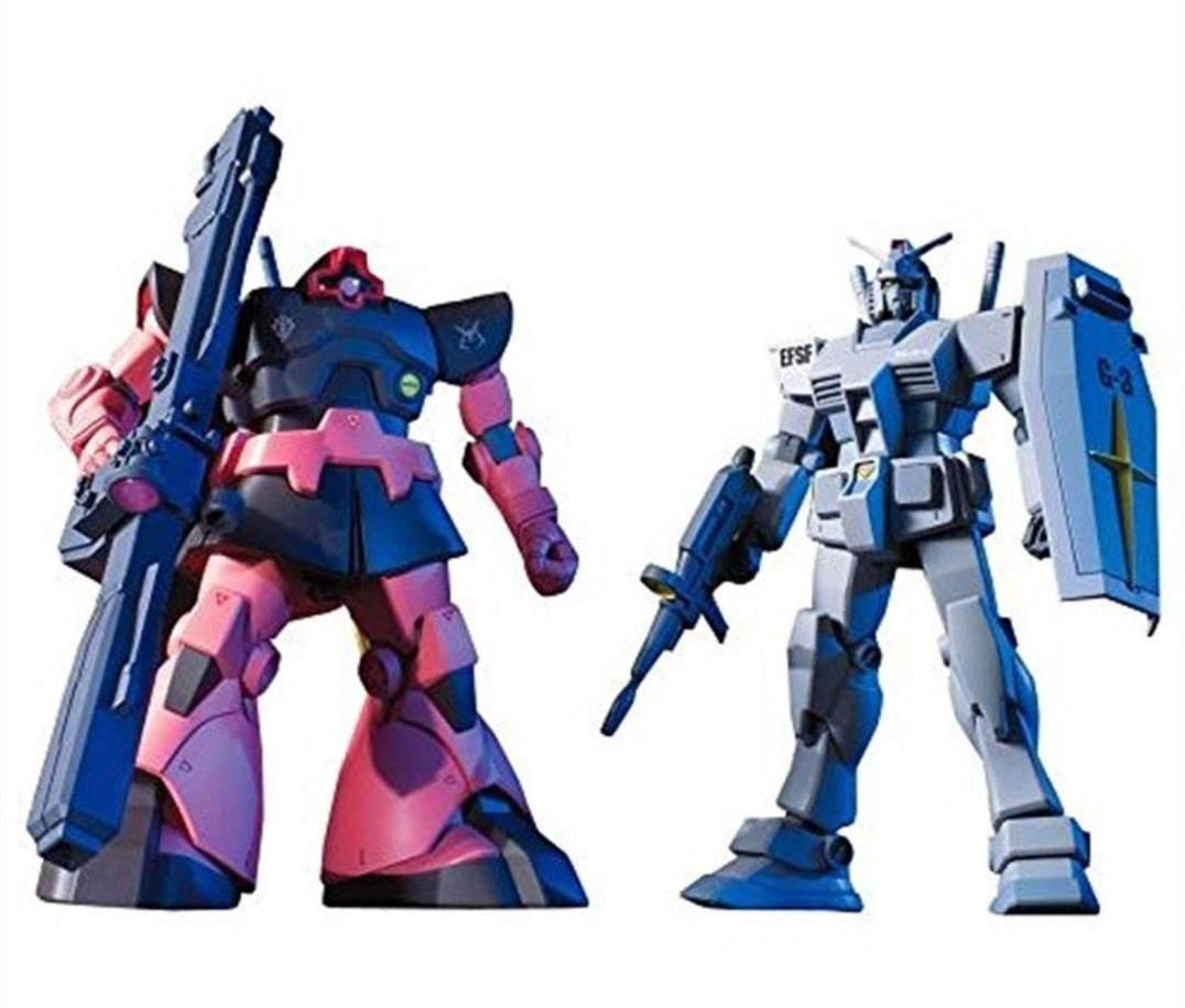 Gundam 1/144 HGUC RX-78-3 Gundam + RS-09RS Rick-Dom Model Kit product image 1, provided for visual reference and product