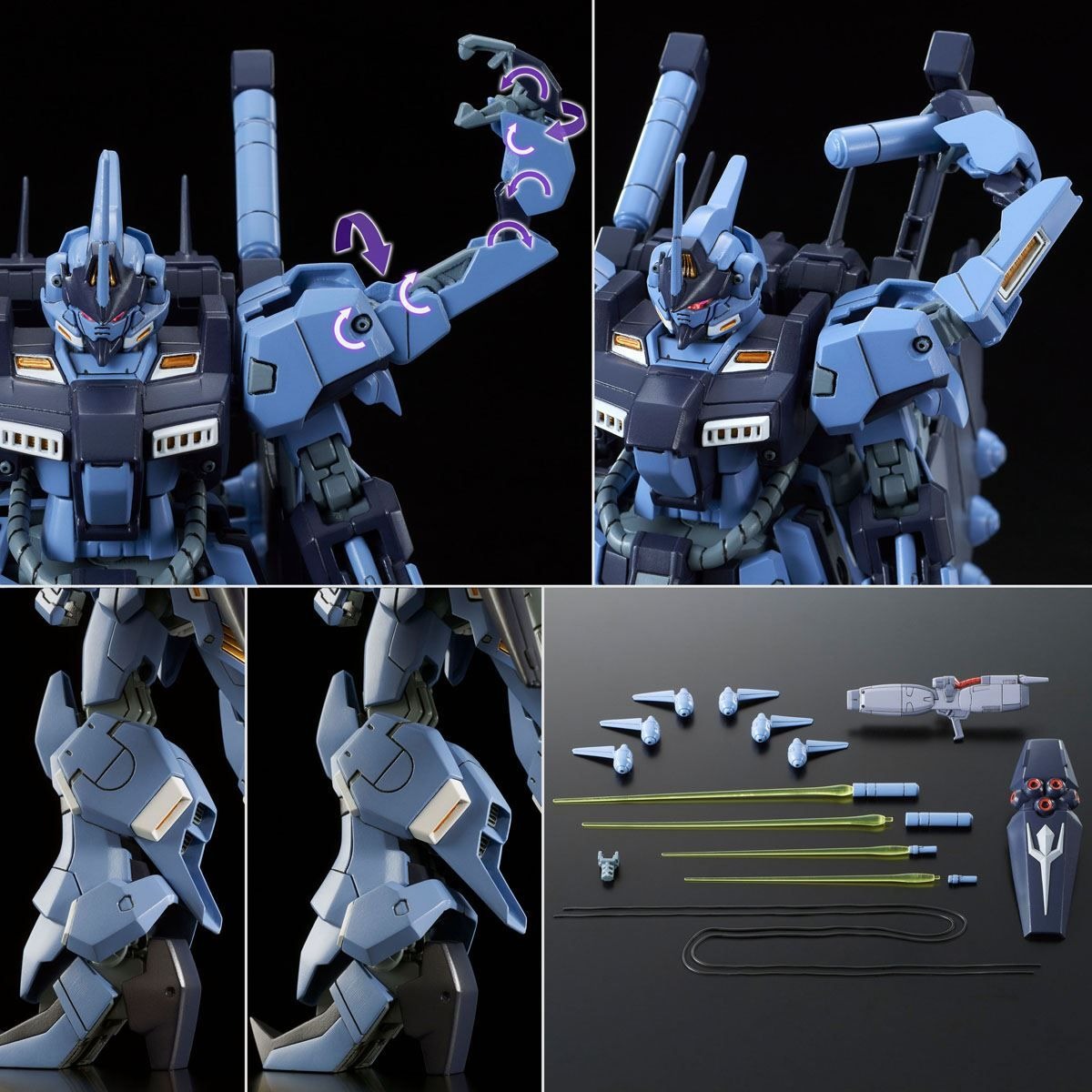 Gundam 1/144 HGUC Missing Link AMX-018 (HADES) Todesritter Model Kit Exclusive product image 8, provided for visual