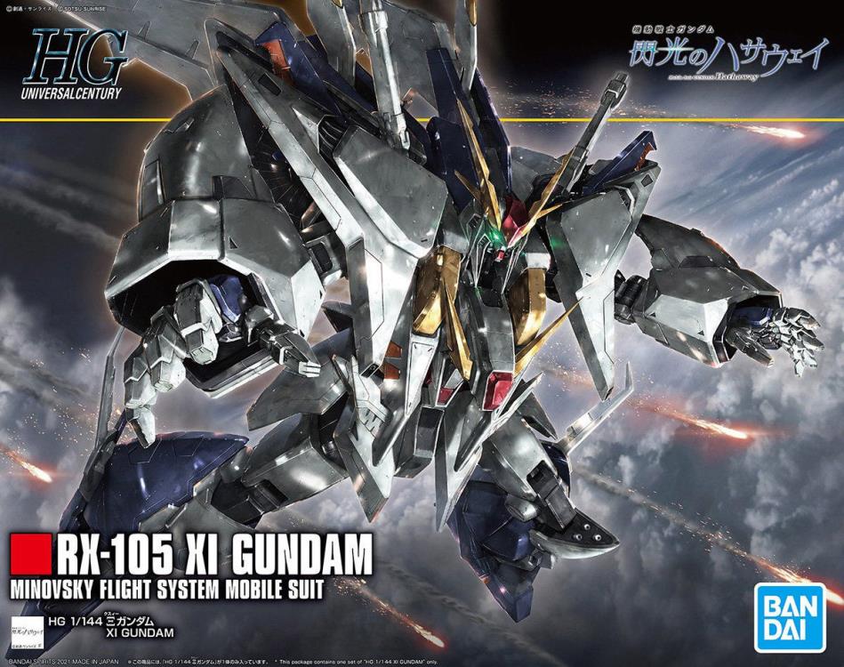 Gundam 1/144 HGUC #238 Hathaway RX-105 Xi Gundam Model Kit product image 9, provided for visual reference and product detail