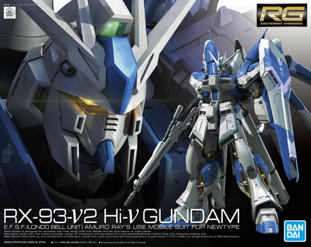 Gundam 1/144 RG #36 Char's Counterattack Beltorchika's Children RX-93-v2 HI-v Hi-Nu Gundam Model Kit product image 12,