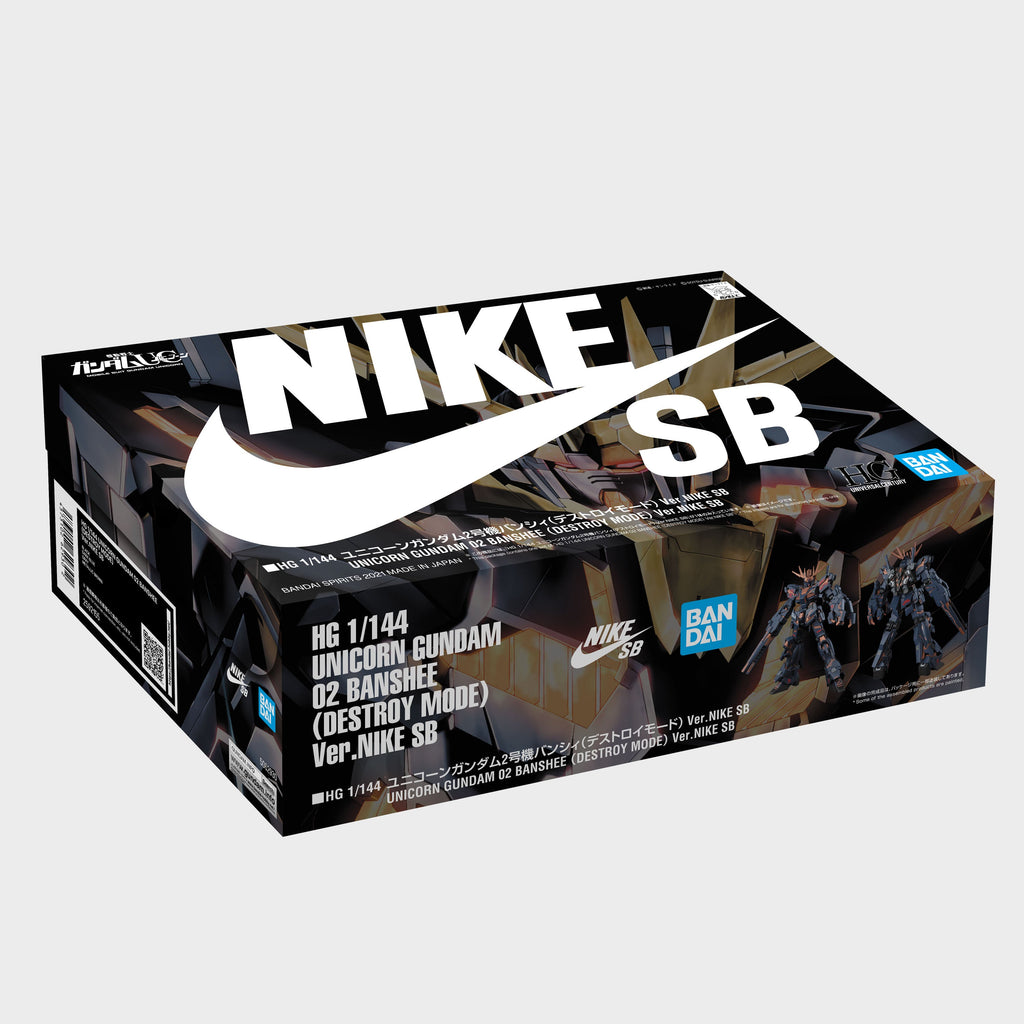 Gundam 1/144 Unicorn Gundam 02 Banshee (Destroy Mode) Ver. Nike SB Model Kit Exclusive product image 6, provided for visual