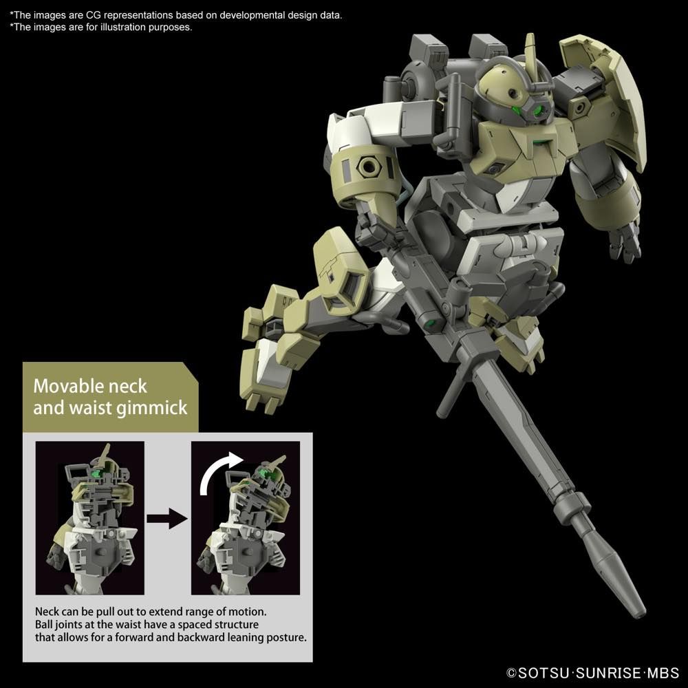 Gundam 1/144 HG WFM #06 MSJ-105CC Chuchu's Demi Trainer Model Kit product image 7, provided for visual reference and product