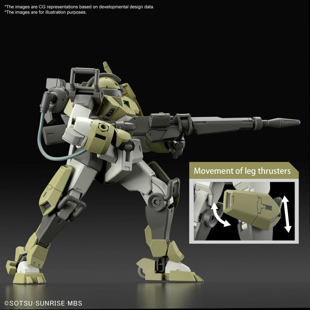 Gundam 1/144 HG WFM #06 MSJ-105CC Chuchu's Demi Trainer Model Kit product image 9, provided for visual reference and product