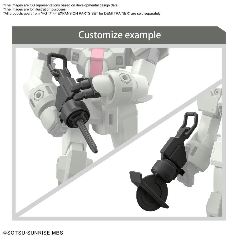 Gundam 1/144 HG WFM #10 Expansion Parts Set for Demi Trainer Model Kit product image 4, provided for visual reference and