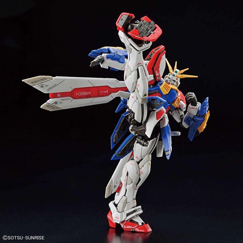 Gundam 1/144 RG #37 G Gundam GF13-017NJII God Gundam (Burning Gundam) Model Kit product image 6, provided for visual