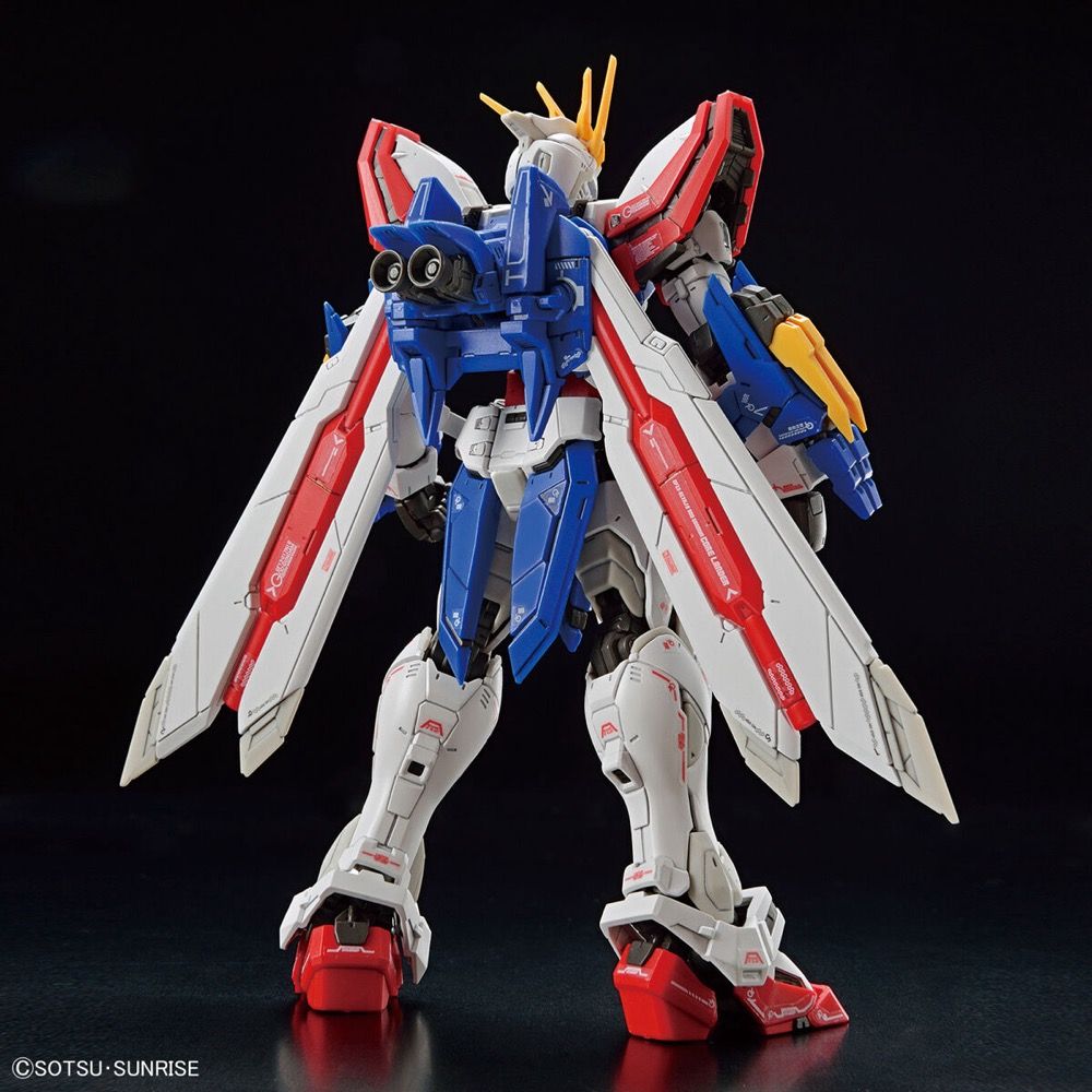 Gundam 1/144 RG #37 G Gundam GF13-017NJII God Gundam (Burning Gundam) Model Kit product image 4, provided for visual
